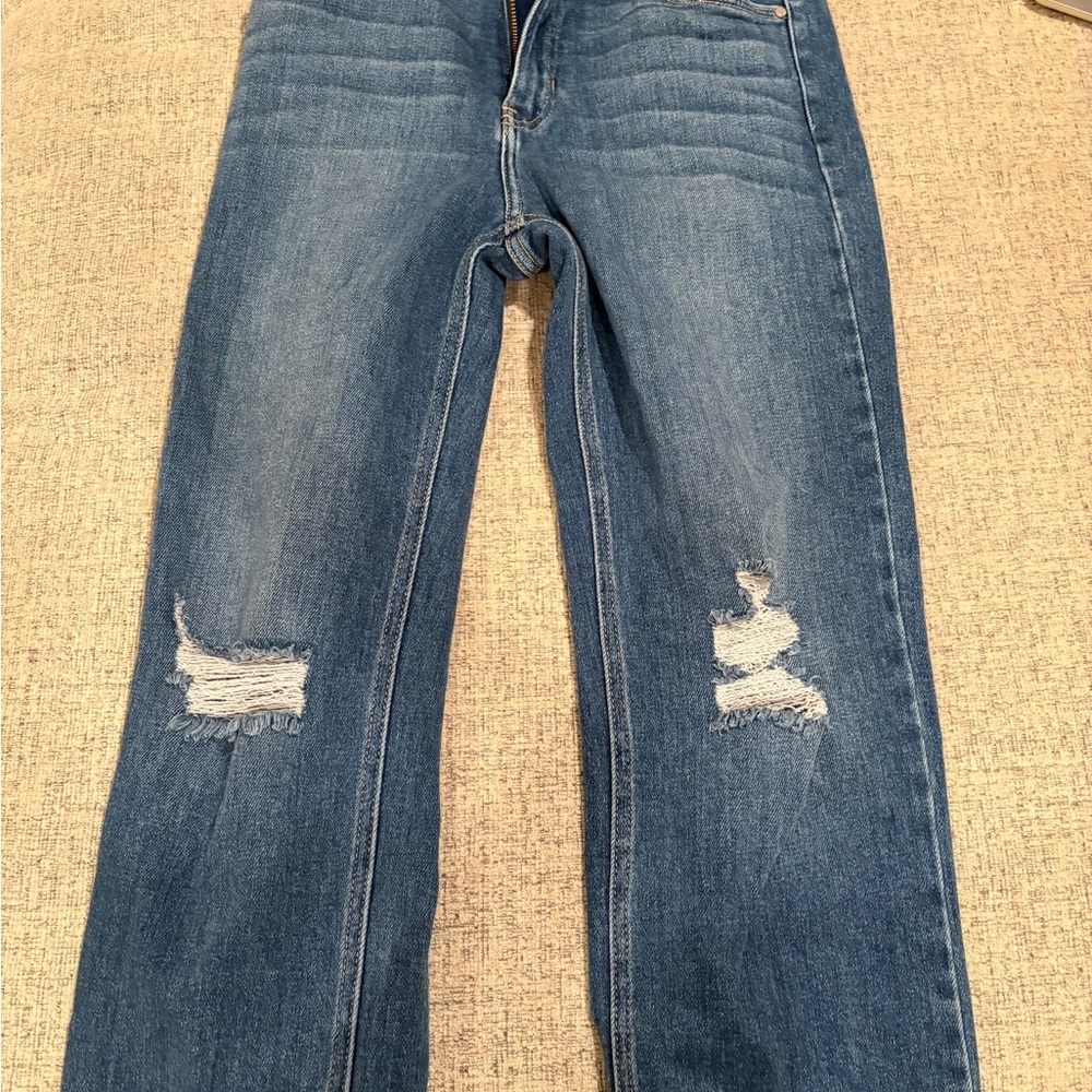 Just Black High Rise Denim Jeans - Blue
